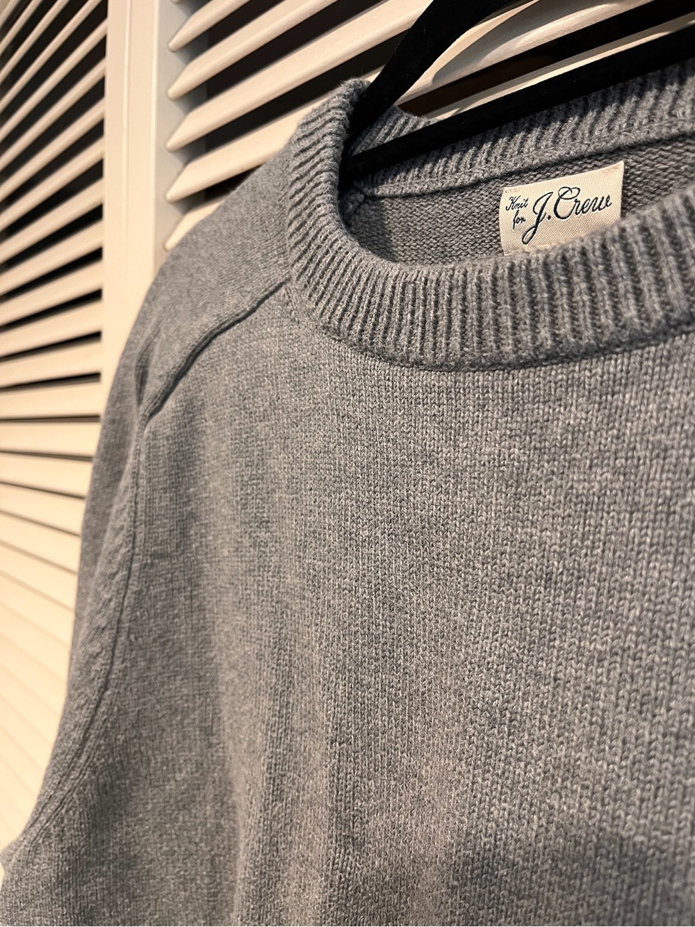 J. Crew Light Gray Men's Crewneck Sweater - Unisex!